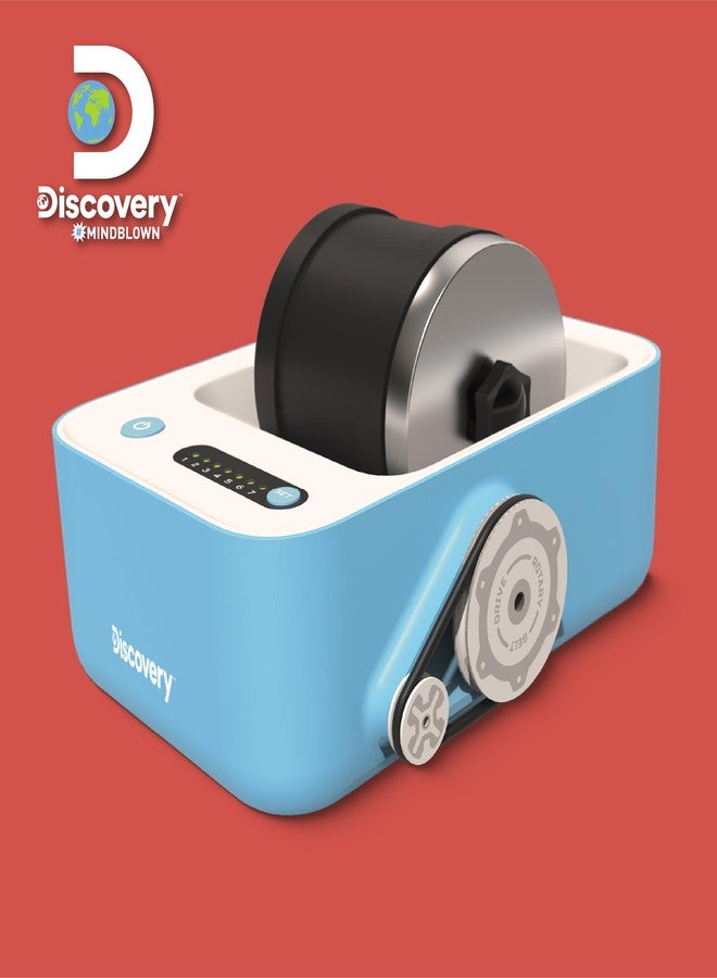 Discovery™ Rock Tumbler Deluxe Set - Stone Polishing Kit with Rocks, 4 Grits, Gem Case| STEM Science Project Kit for Kids & Beginners| Cool Toy for Boys & Girls Ages 8+ - Image 4